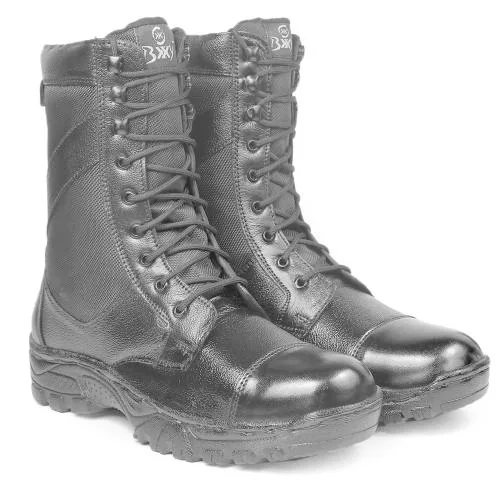 Buy Bxxy Men's Pure Leather Army Boots Online at Best Prices in India