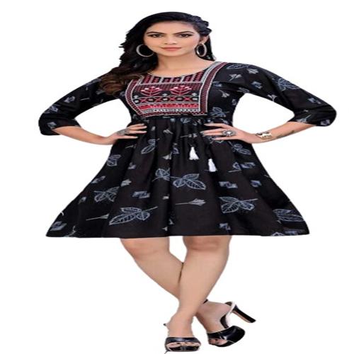 PERFECT PRODUCTIONS Stylish Embroidered Dress For Women's & Girls , One