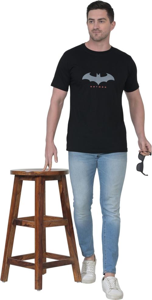 CODE YELLOW Men Black Typographic Polyester Round Neck T-shirt