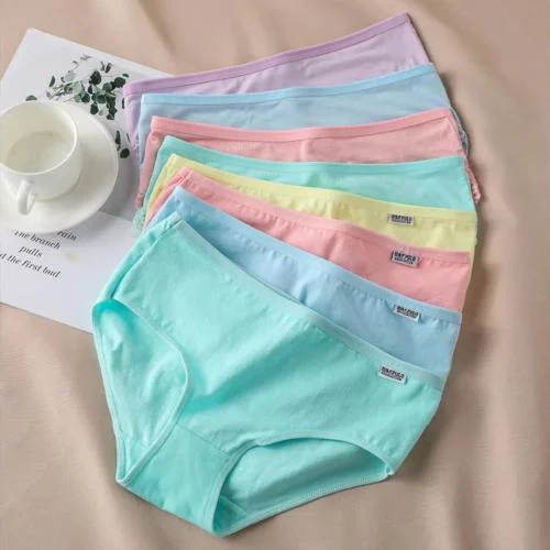 DWELRON VISION Women & Girls' Underwear Cotton Panties Briefs Solid Color(multicolor)(pack of 5)