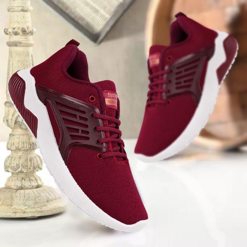 Axter Maroon Casual Shoes for Men