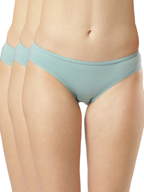 Jockey Women Assorted Cotton Stretch Bikini Panty Pack Of 3