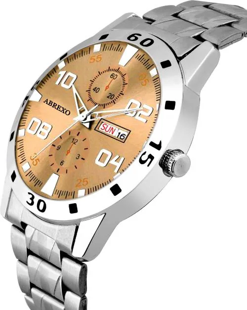 Abrexo Brown Analog Watch For Boys (2030-BR BROWN DAIL)