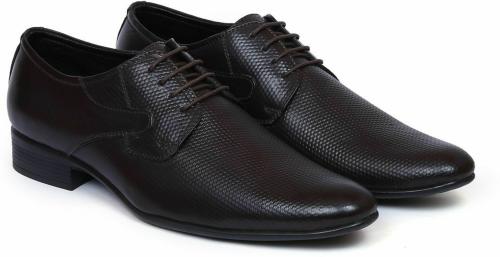 Field Care Men Lace-Ups Formal Shoes (Brown) - 6 UK