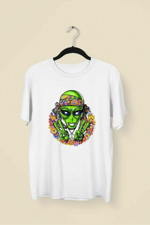 Wild Punk Win Win 100% Cotton Unisex Premium Printed Tshirt (White)