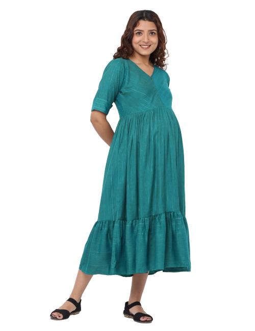 Kolor Smoothies Maternity Dress for Pre and Post Pregnancy