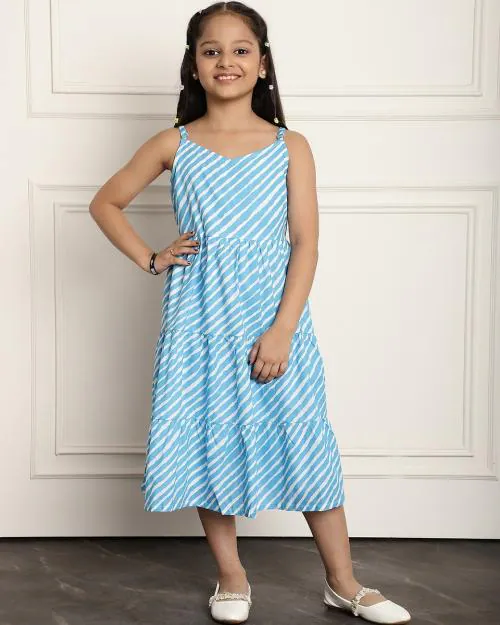 TOMMODA Full Length Cotton Girls Dress