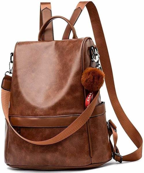 JAISOM Stylish Women Girls PU Leather Backpack For College School Office Tution Travelling/travel/backpack/bags