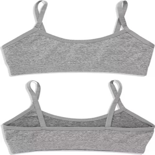 Aric Girls Sports Non Padded Bra | Sports Bra | Pack of 1 | Grey 13-14 Years Girls