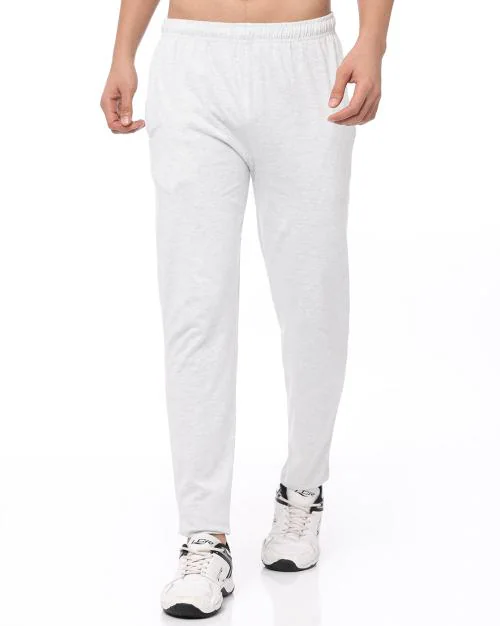 Buy Crepeon Men's Regular Fit Cotton White Pants (Pack of 1) (M) Online