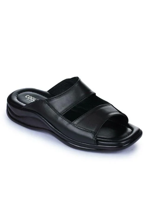 liberty coolers men's black slippers