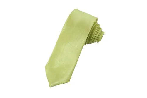 TIE STUDIO Men Lime Green Microfiber Necktie