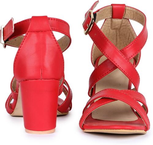 Shimari Trendy Red Heels For Women
