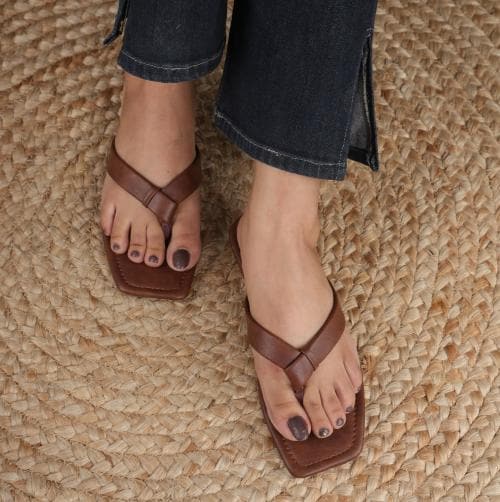 RAHEGAS Women's Stylish Sandals Casual Flip Flop Slip On for Women and Girl