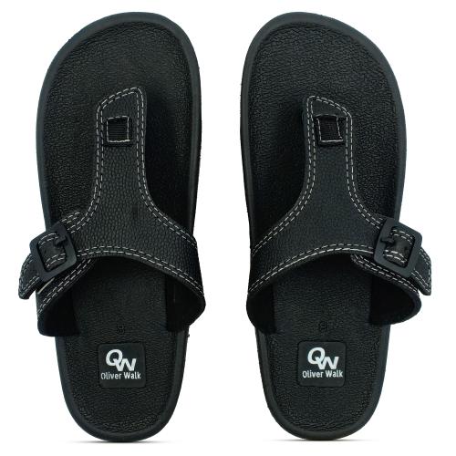 OLIVER WALK Slipper For Men Black