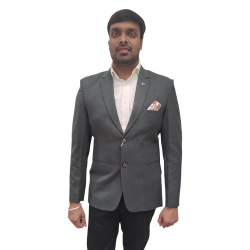 D-DOT Men Full Sleeve Blazer - 38