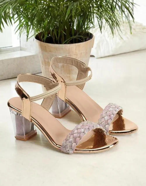 FABYCARRY Woman and Girls Fashionable Stylish Sandals and Slippers | Open Toe Wedge Sandals Fancy Heels For Women