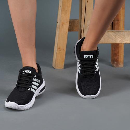 Axter Black Casual Shoes For Women