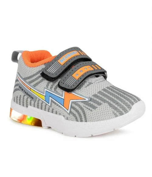 NEOBABY Orange Velcro Walking Shoes for Boys & Girls