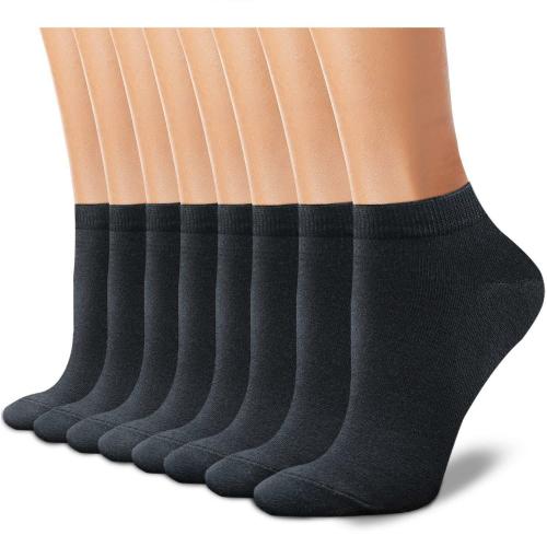 The beged Charmking Women Black Athletic Socks