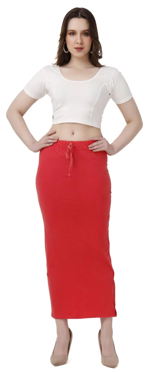 Buy FEMULA Lycra Blend Cotton Saree Shapewear Petticoat for Women and Girls, Skirts Shapewear