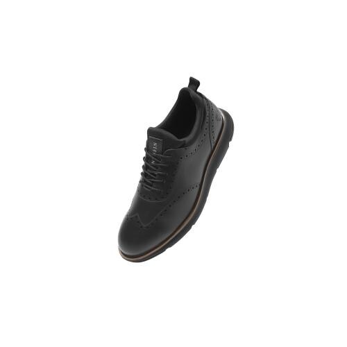 Neeman's Crossover Brogues | Black
