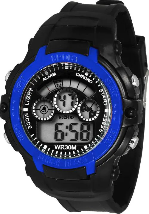 Time Up Digital Blue Watch For Boys And Girls