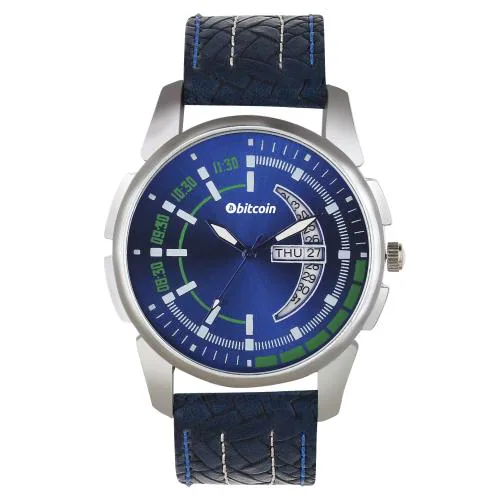 BITCOIN Wrist Watch For Men With Day & Date Indicator