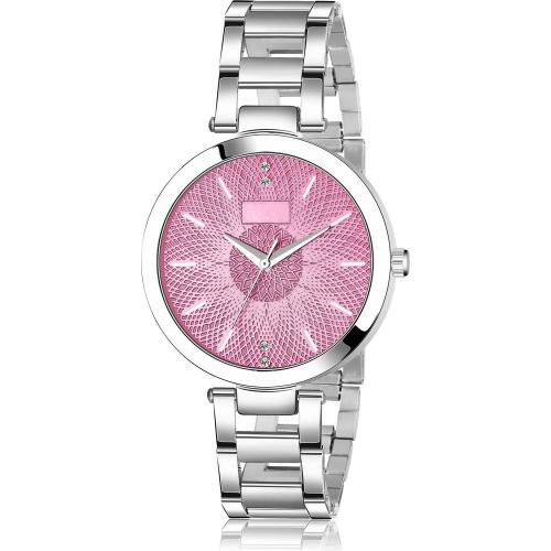 GROOT Pink Dial Model chain Watch Girls And Women - GM203