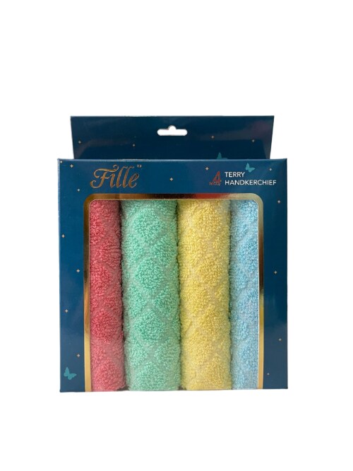 FILLE Printed Hanky Soft Cotton towel for Women Morning Bliss [