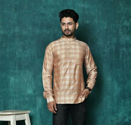 HATHKARGHA Men Printed Viscose Rayon Kurta Set