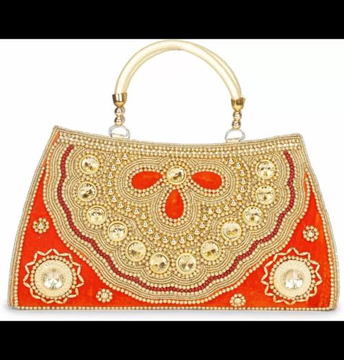 PURSEO Women's/Girls Clutch Bag Purse Handbag Wedding Bridal Gathering Functions