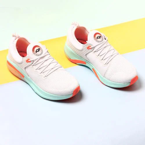 JQR-Joyo-White-Orange-Z.Sky,Running Shoes