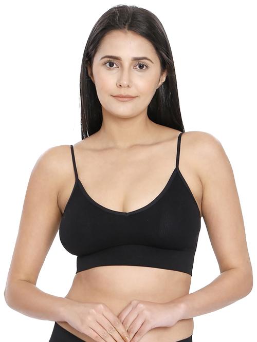 ILRASO NAOMI SPORTS BRA | ACTIVEWEAR BRA | REMABLE PADDING | LIGHTLY PADDED | BLACK
