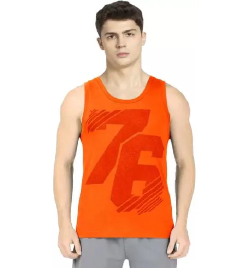 Buy JOCKEY Men Vest (SizeL, ColourOrange) Online at Best Prices in