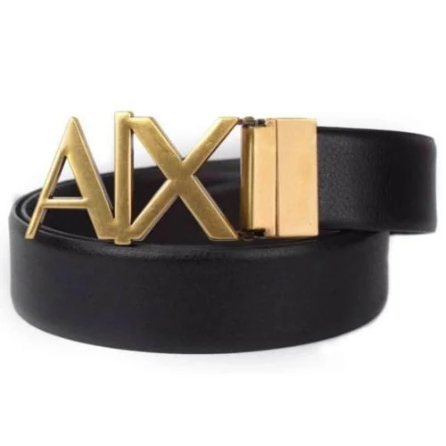 Craftswelle AIX Gold Buckle Party Wear Fashion Belts For Men Women (Gold Buckle,Artificial Leather)