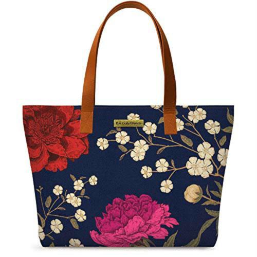 DailyObjects Womens Multicolor Tote Bag (Midn-Chry-Dob-Fat-Tot-Bag)