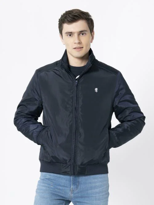 Red Tape Men's Navy Solid Jacket