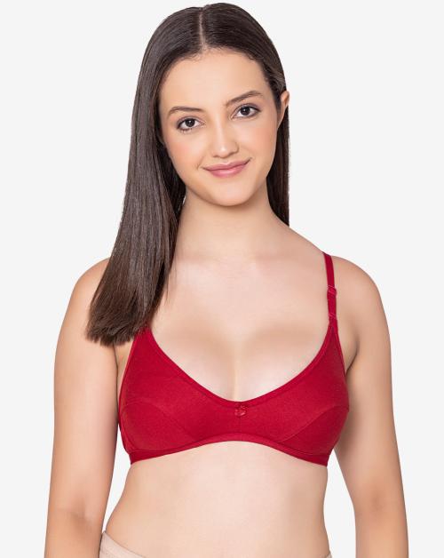 Bodycare polycotton wirefree convertible straps comfortable non padded bra-1531MH