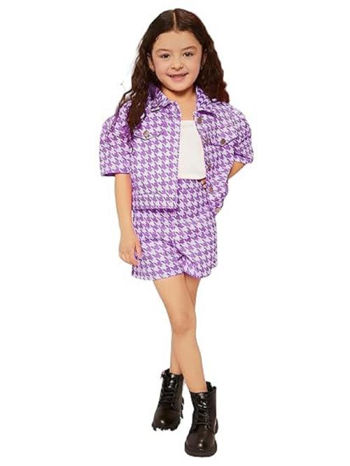 BLOOD PANTHER Adorable Baby Girls' Cotton Purple Clothing Set - Stylish and Comfortable Outfits for Your Little Princess