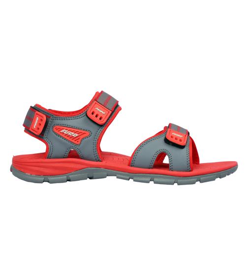 Buy Furo St. Grey/Ch. Tomato Sports Sandal Sm102 for Men Online at Best ...