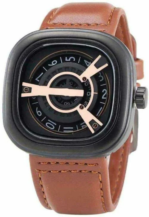 HRV Rose Gold Dial Rose Gold Strap Analog Watch For Women