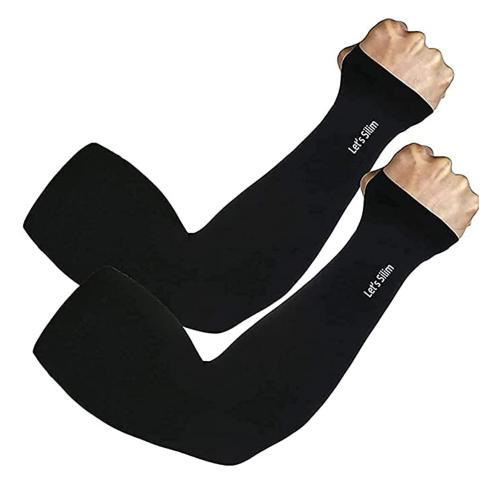 IGNOTO (Pack of 2) Full Hand Arm Sleeves dust and pollution Protections Driving Gloves For Men and Women (Free Size)