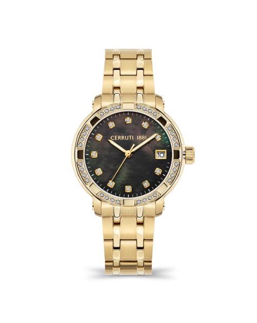 Cerruti 1881 Giulianova Analog Black Dial Women's Watch-CIWLH2114804