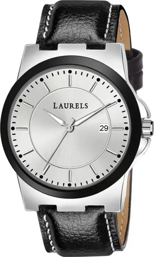 Laurels Silver Bold Date sl