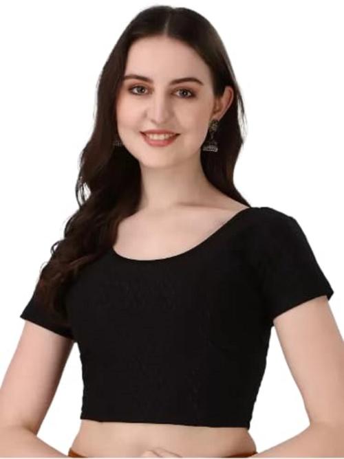 UNYUG Stretchable Cotton Lycra Round Neck Blouse