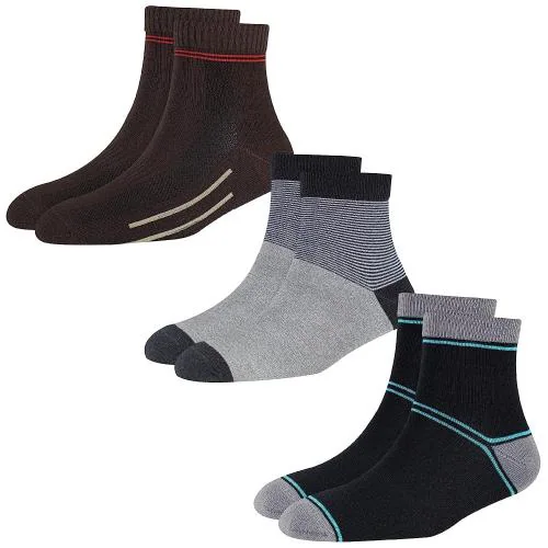 Buy Cotstyle Multicolor Cotton Ankle Length Socks Free Size (pack of