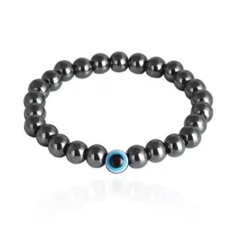 Buy Honbon Shining Black Beads Evil Eye Tourmaline BraceletHealing