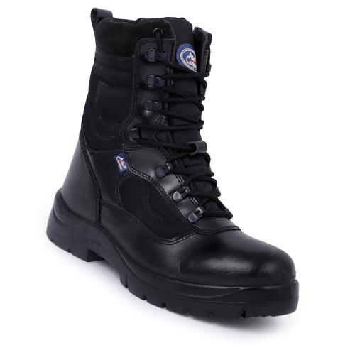 Allen Cooper AC 1228 Jungle Boot, Anti-Skid Sole Design, Heat, Water & Cold Resistant, Size 09 INDIA/UK, Black