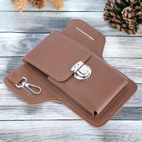 Kastner Artificial Leather Tan Card Holder
